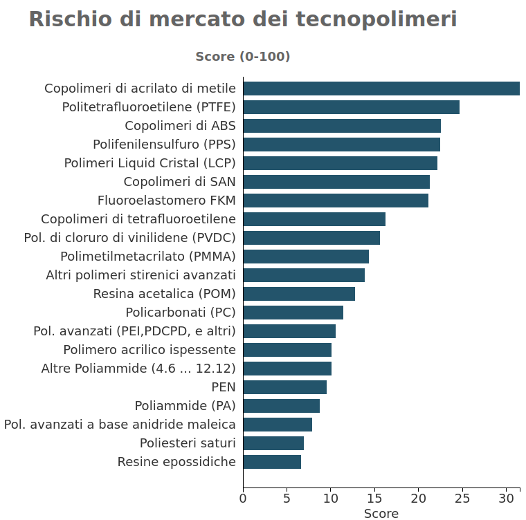 	Rischio di mercato dei tecnopolimeri