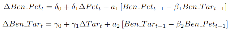 ECM Model Specifications